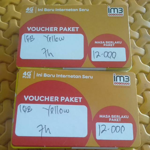 VCR Indosat 1gb 15.000
