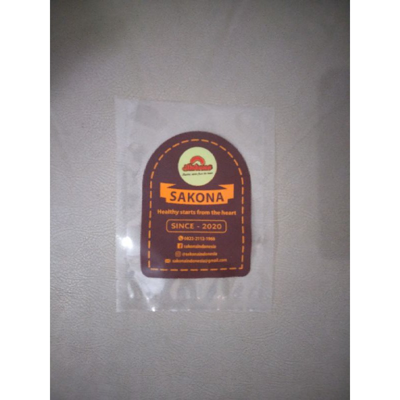 

Sablon plastik vakum Sakona 15x20 4 warna