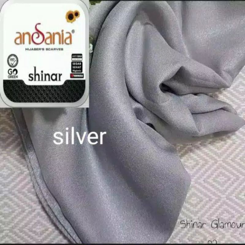 (COD) HIJAB SHINAR ANSANIA / JILBAB SHINAR SEGI-EMPAT / SHINAR MURAH  110X110