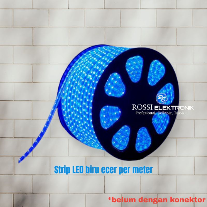 Strip LED Biru Ecer Per Meter Lampu Plavon & Aquarium