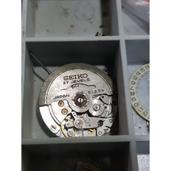 SPARE PARTS | ONDERDIL ASLI SEIKO 5 SEIKO AUTOMATIC MESING JAPAN 5139A DLL COPOTAN BERKWALITAS DAN B