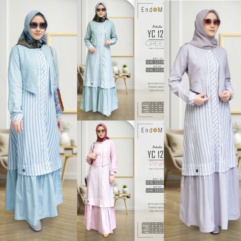GAMIS ENDOMODA TERBARU/YC 124 ENDOMODA
