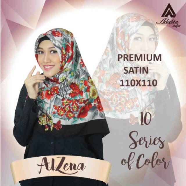Hijab satin premium alzena