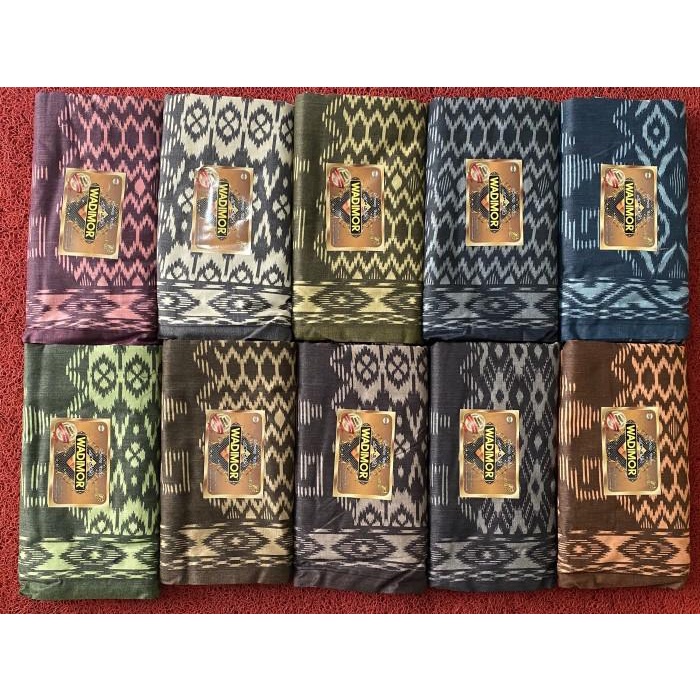 Grosir 10 Pcs Sarung Wadimor Motif Bali Botolan