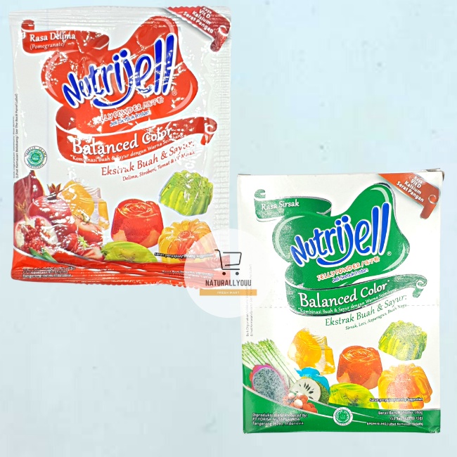 Nutrijell Balance Colour Jelly 15gram / Agar-Agar