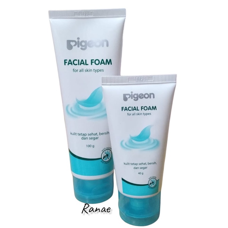 PIGEON Facial Foam For All Skin Types - Sabun Cuci muka 40ml 100ml