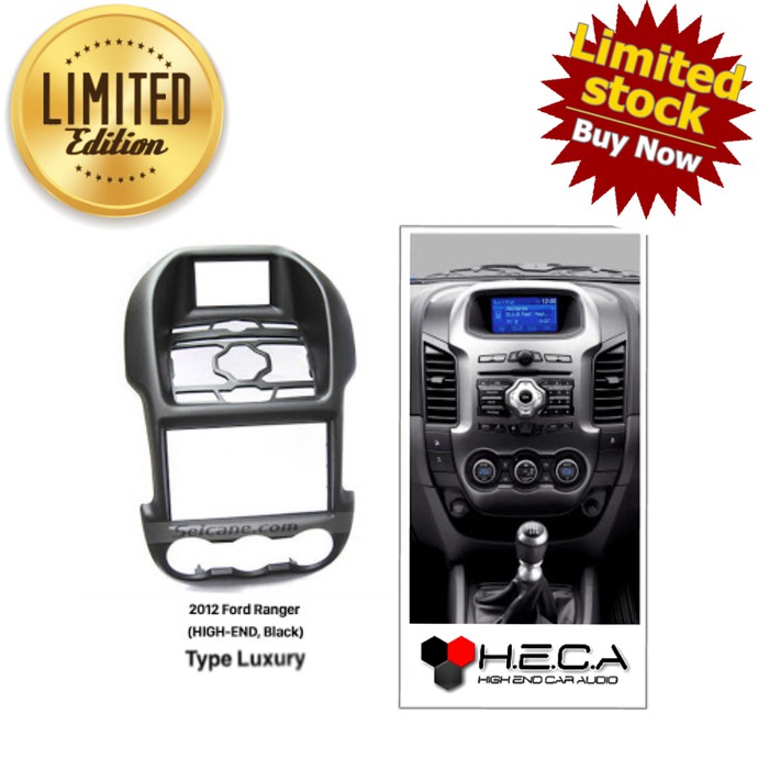 Frame Tape Audio Double din OEM FORD RANGER 2012 (Type Luxury)