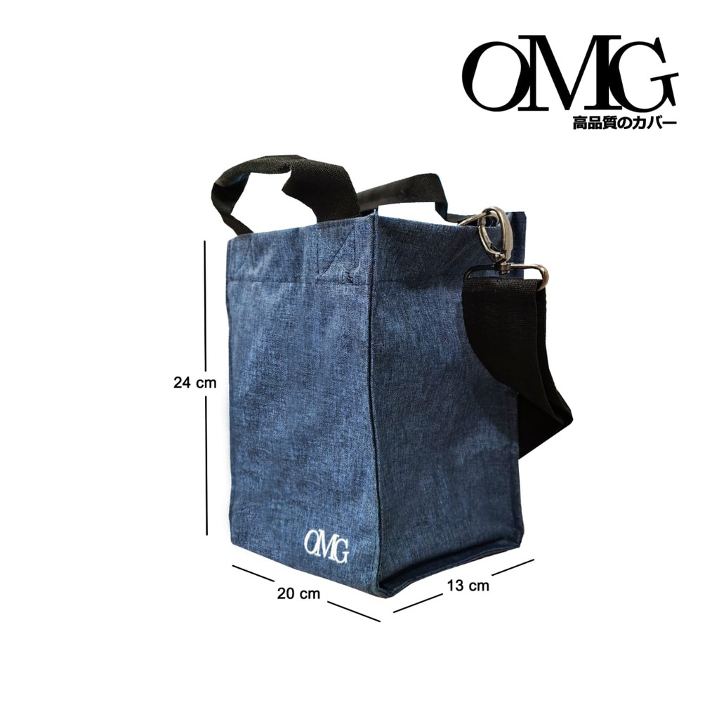 Lunch Bag Tote Bag Tas Bekal Tali Slempang Trendy Kanvas Japan