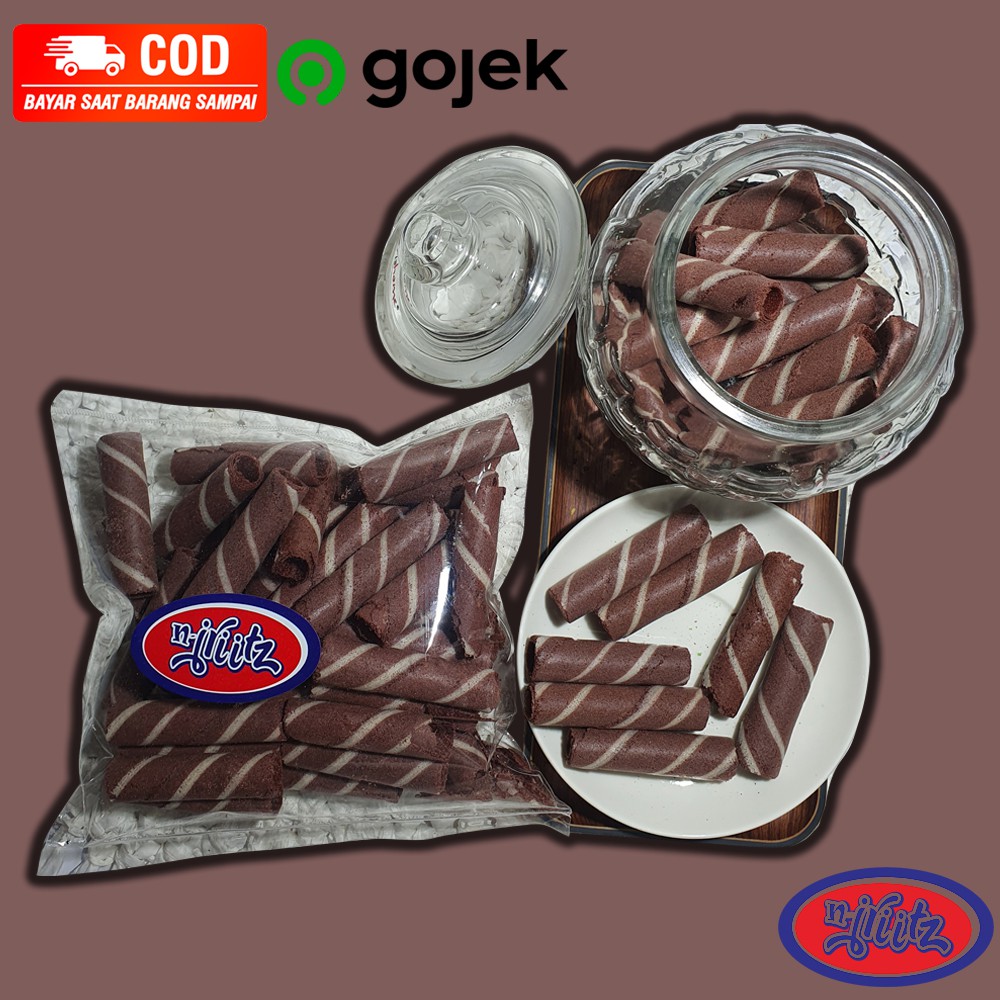 

SNACK SERBA 3 RIBU / SNACK MURAH / Snack Njritz / Egg Roll Mini Coklat - ASLI CENTRAL SNACK