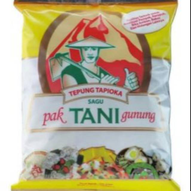 

Tepung TAPIOKA CAP TANI GUNUNG 500 GRAM 1 DUS
