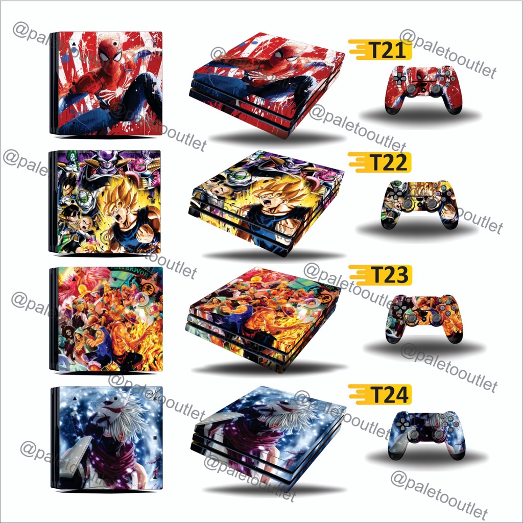 GARSKIN PS4 SLIM PS4 FAT PS4 PRO desain custom