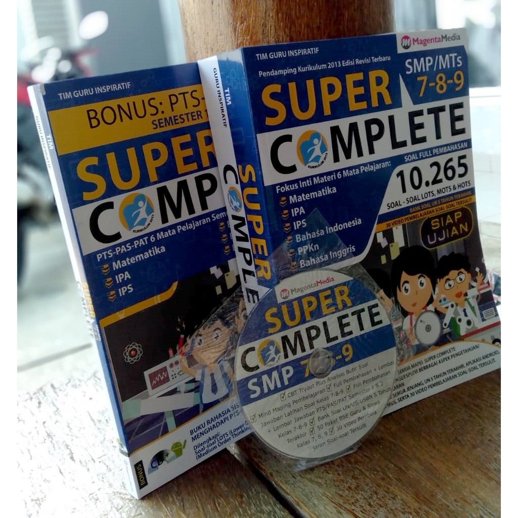 Super Complete Smp Mts Kls 7 8 9 Penunjang Siap Ujian Shopee