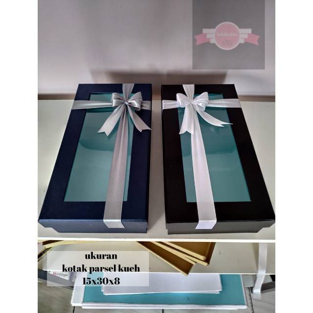  Kotak  Kado  PxLxT 30x15x7 Gift Box Box mika  bisa request 