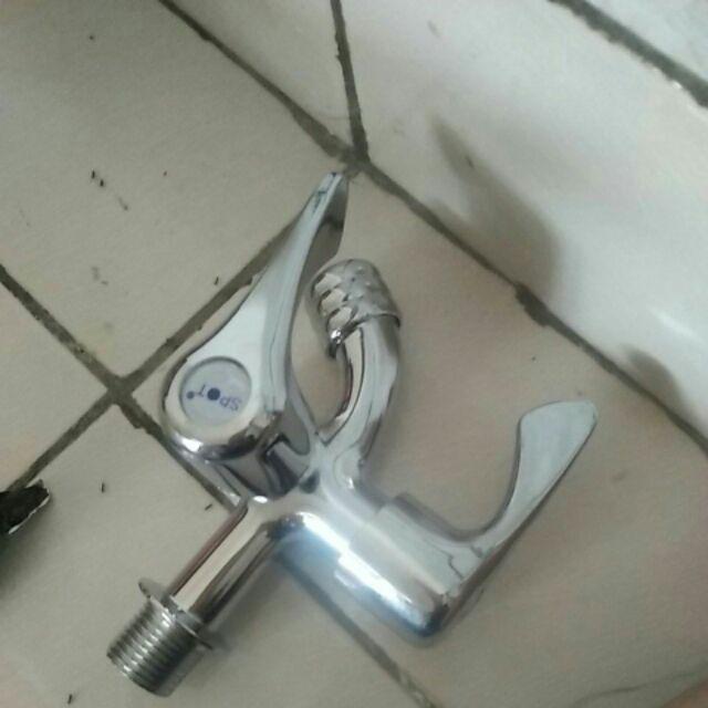 Promo Kran Cabang/double Kran Kran Air,perlngkpn Kmr Mandi Kran Shower Bhn Stanlis Kran Cbng Mnmlis