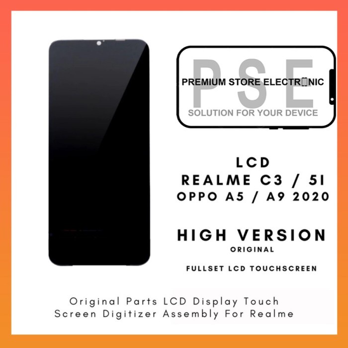 LCD Realme C3 / 5i / Oppo A5 / A9 2020 Universal Fullset Touchscreen