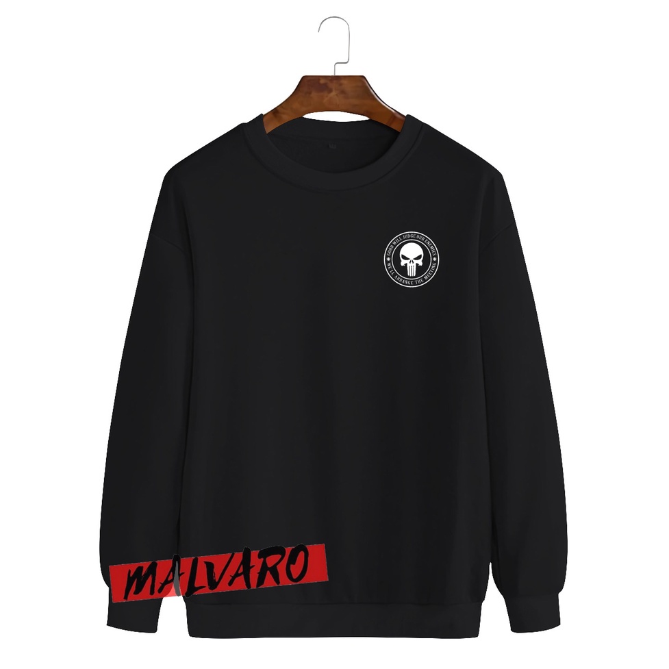 MALVARO-Sweater Crewneck / Crewneck Pria Wanita MV-8