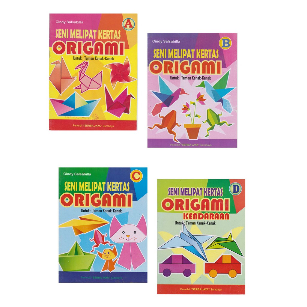 Jual Buku Origami Lengkap Koleksi Kreasi Bentuk Cara Seni Melipat