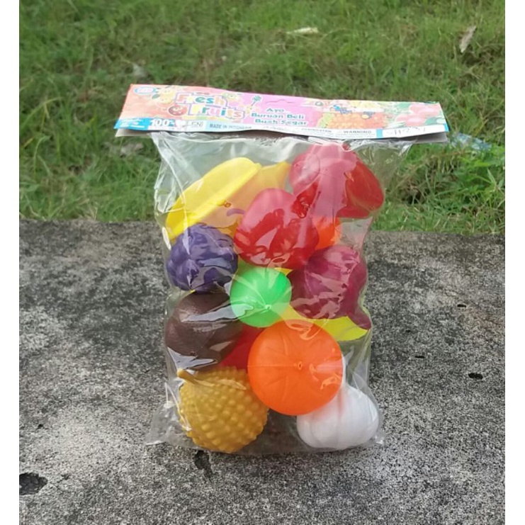 mainan buah buahan plastik