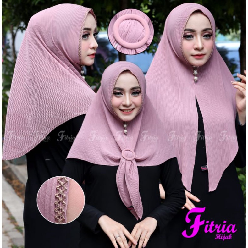 bergo instan plisket gesper