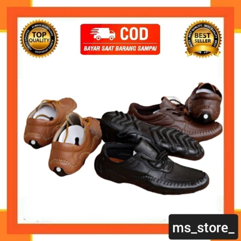 Sepatu Pria Gladio GM18 Kulit Asli