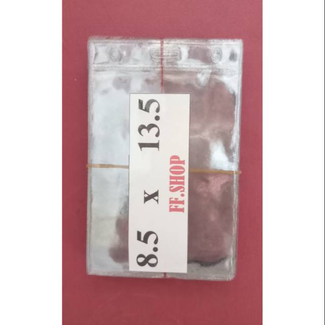 

plastik mika/ID CARD/Name tag/Tanda pengenal UK 8,5 x 13,5