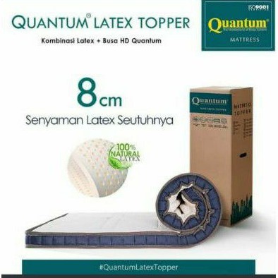 Quantum Mattress Topper Latex 8cm Uk.180x200