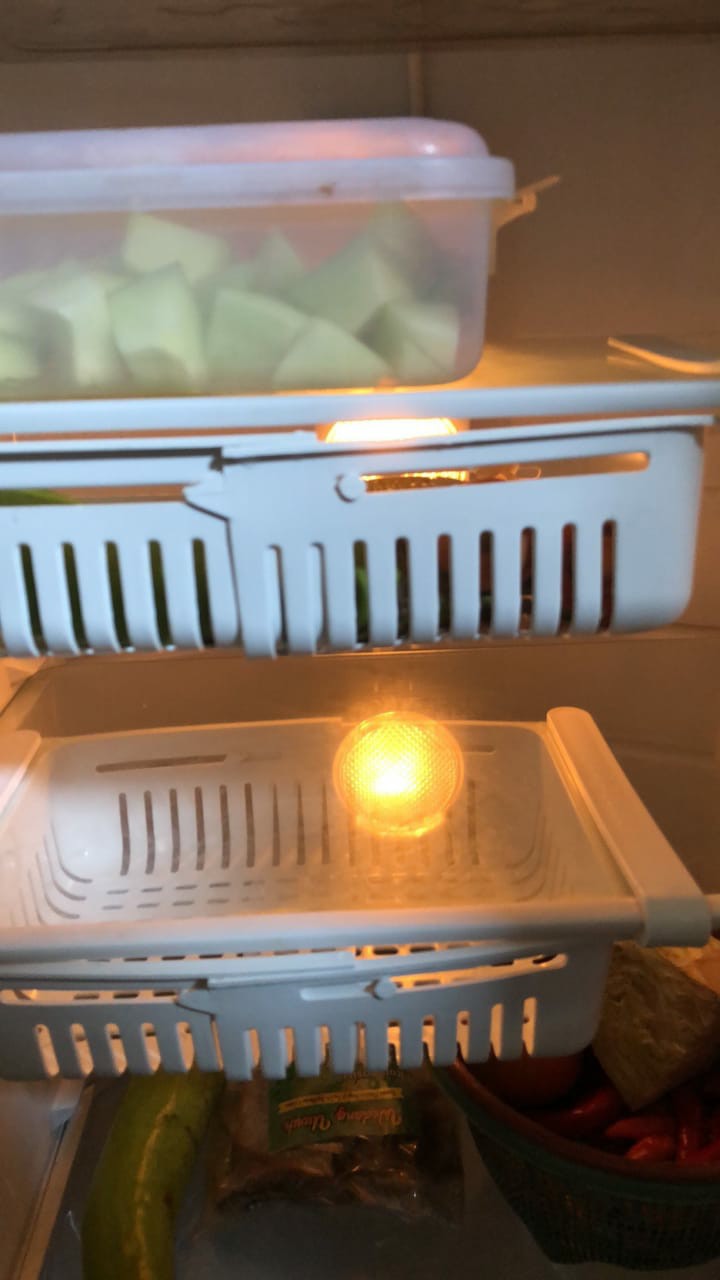 Rak Kulkas Laci Kulkas Jadi Muat Lebih Banyak Kotak Penyimpanan Makanan A801