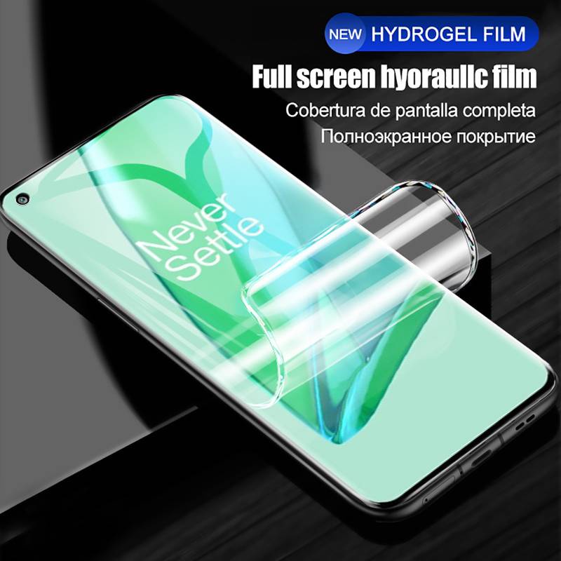 3pcs Film Pelindung Layar Hydrogel Lengkung Untuk Oneplus 7t / 7 Pro / 7 / 7t Pro / 6t / 6 / 5t / 5 / 8 / 8 / 9t Pro