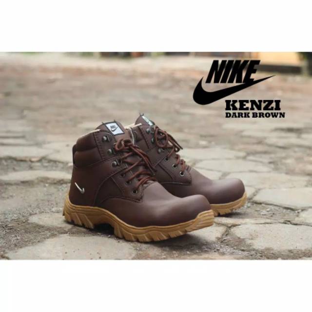 BIG SALE - Sepatu Boots Safety Pria nike KENZI ARMOR Sepatu Pria Septi Ujung Besi Kerja Outdoor