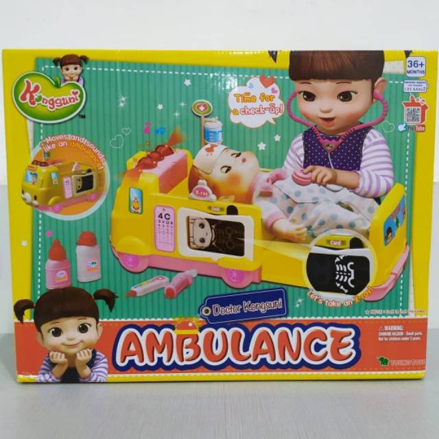ORI kongsuni ambulance manian boneka doll japan anak cewek bayi hadiah kado ultah edu edukasi