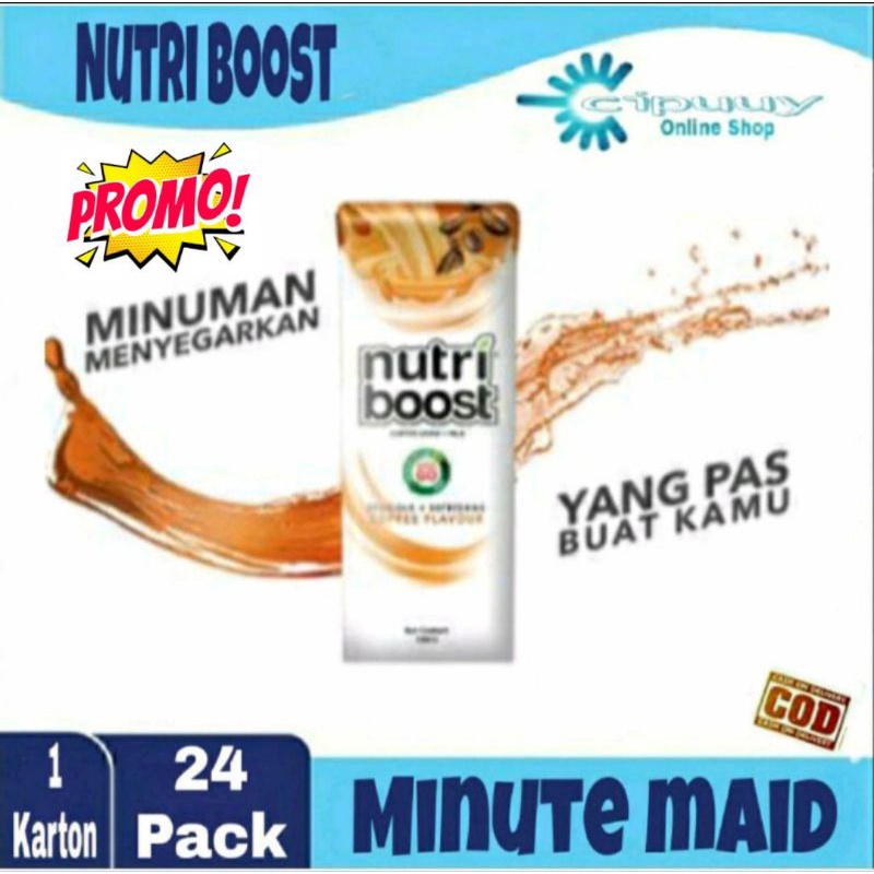 

Minuman Kemasan Nutri Boost Coffe 140 ml KARTONAN