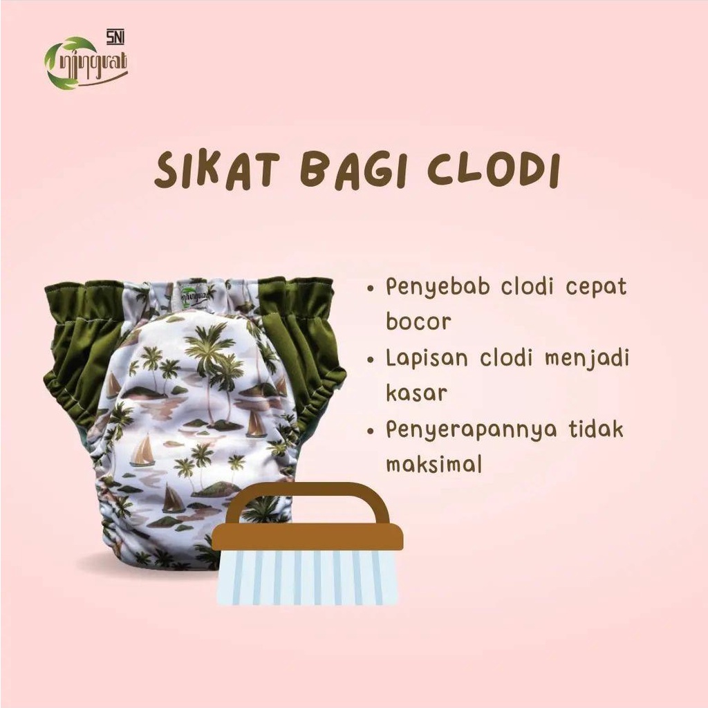 Clodi Bayi Ningrat AIO Reguler Motif Bb 5 -15 Kg Popok Celana ALL IN ONE Pempers  Kain Cuci Ulang Terlaris