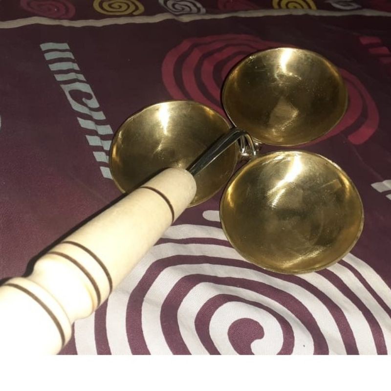 cetakan bakwan gandeng 3 kuningan