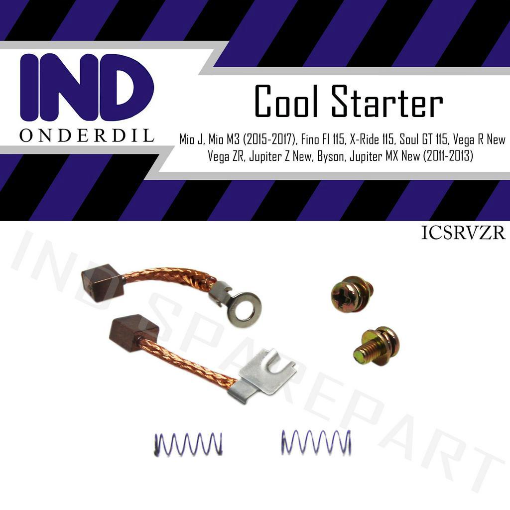 Cool-Kul-Areng-Arang Starter-Stater-Carbon Brush X-Ride 115 &amp; Fino F1 115 &amp; Soul GT 115