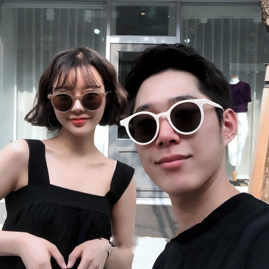 Kaca Mata Korea Anti Radiasi SunGlasses Hitam Kaca Mata Fashion