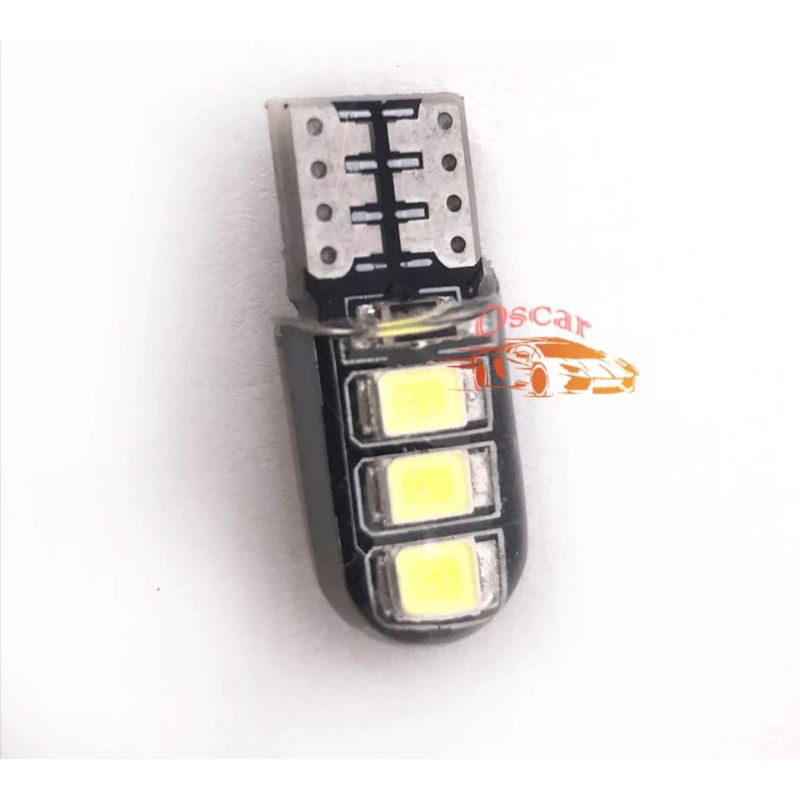 Lampu Led T 10 Crysral Kristal Jelly 6 Mata SMD 5730 Senja Sein Speedometer HIGH QUALITY