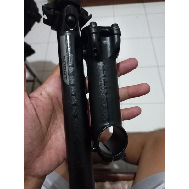 Stem (10cm) dan Seatpost Entity Sport (27.2)