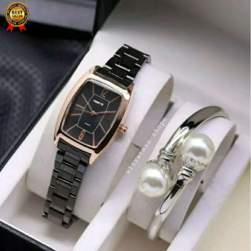 JAM MIRETE RANTAI CEWEK/WANITA MODEL KEKINIAN SIMPLE JAM TANGAN WANITA ANTI AIR JAM TANGAN CEWEK SPORTY MIRETE ORIGINAL