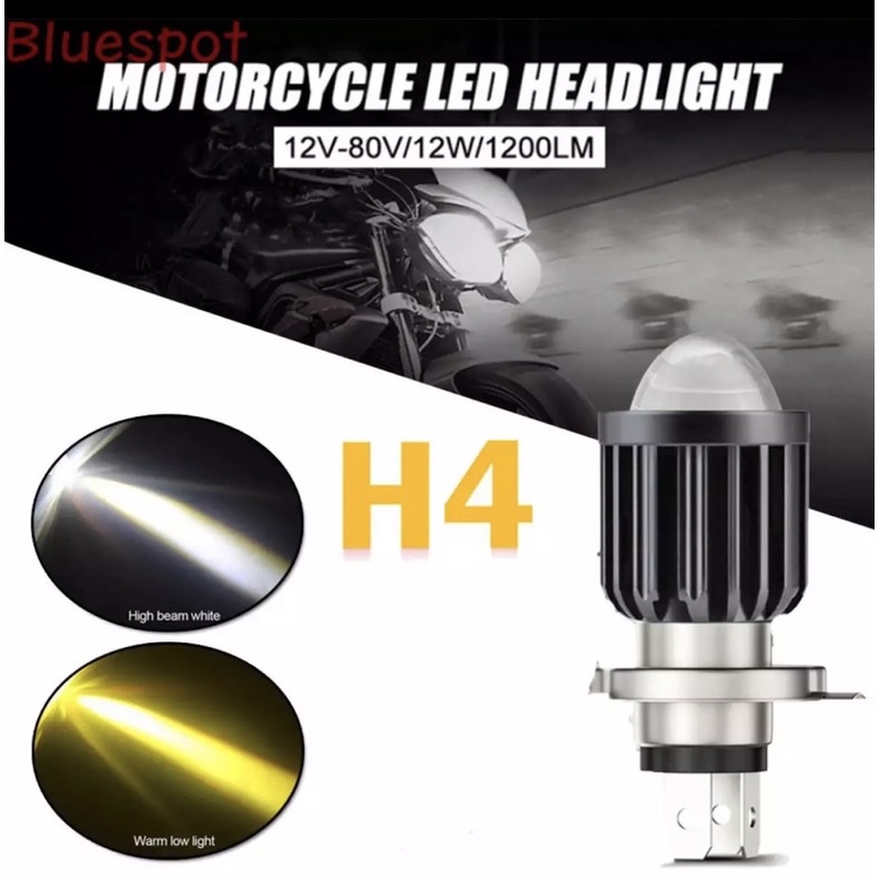 COD Lampu Led Utama H4 Bohlam Led H4 Terang Kualitas Terjamin Universal Vixion Byson Verza Scoopy Fi dll