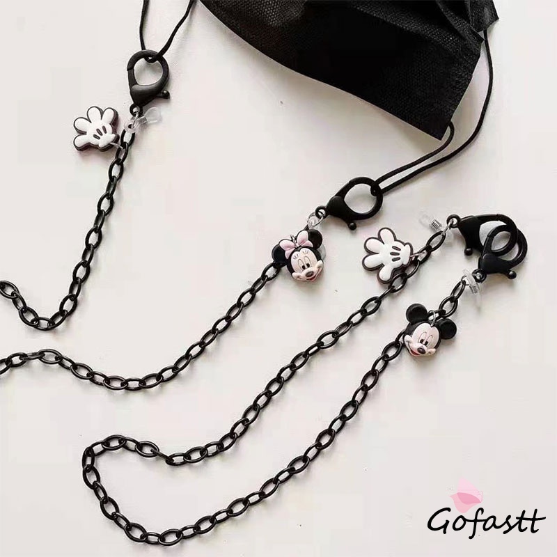 Tali Strap Masker Rantai Anak Laki Disney Mickey Mouse Hand / Kalung Strap Masker Korea G