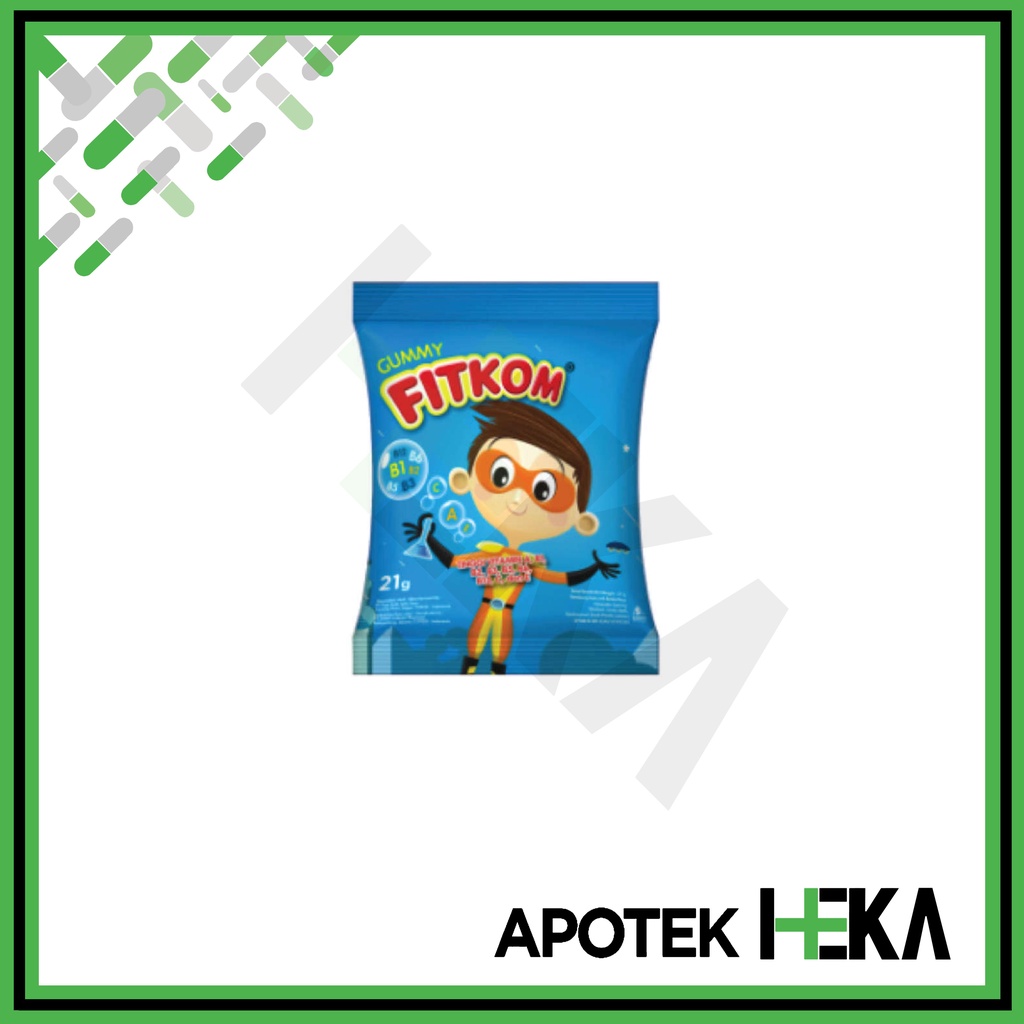 Fitkom Gummy Multivitamin Sachet 24 gr Biru (SEMARANG)
