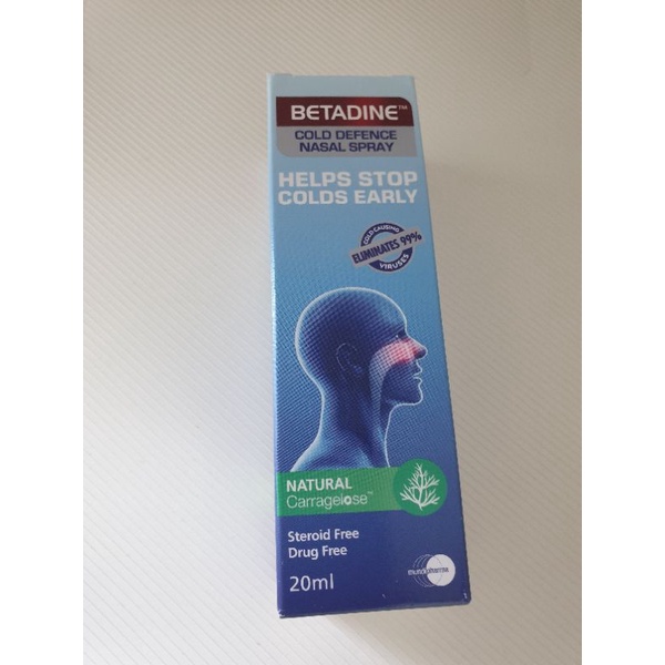 Betadine Cold Defense Nasal Spray