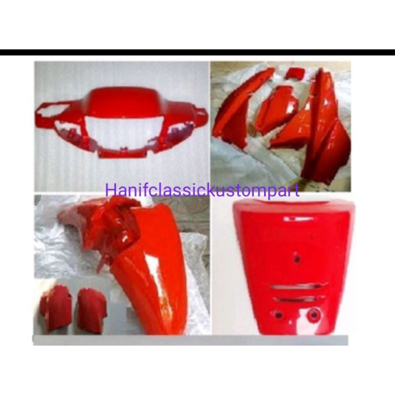 bodi full supra lama suprax lama, supra fit merah tanpa sayap