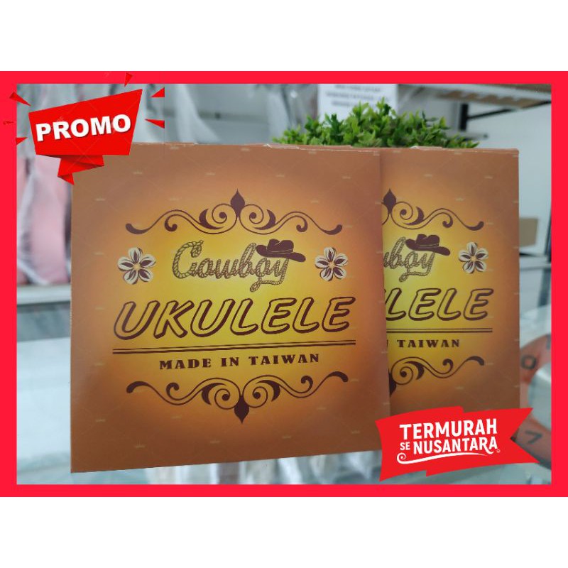 KOMPLIT TAS SENAR COWBOY UKULELE UKULELE SENAR | SENAR GITAR | SENAR NILON | SENAR GITAR NILON