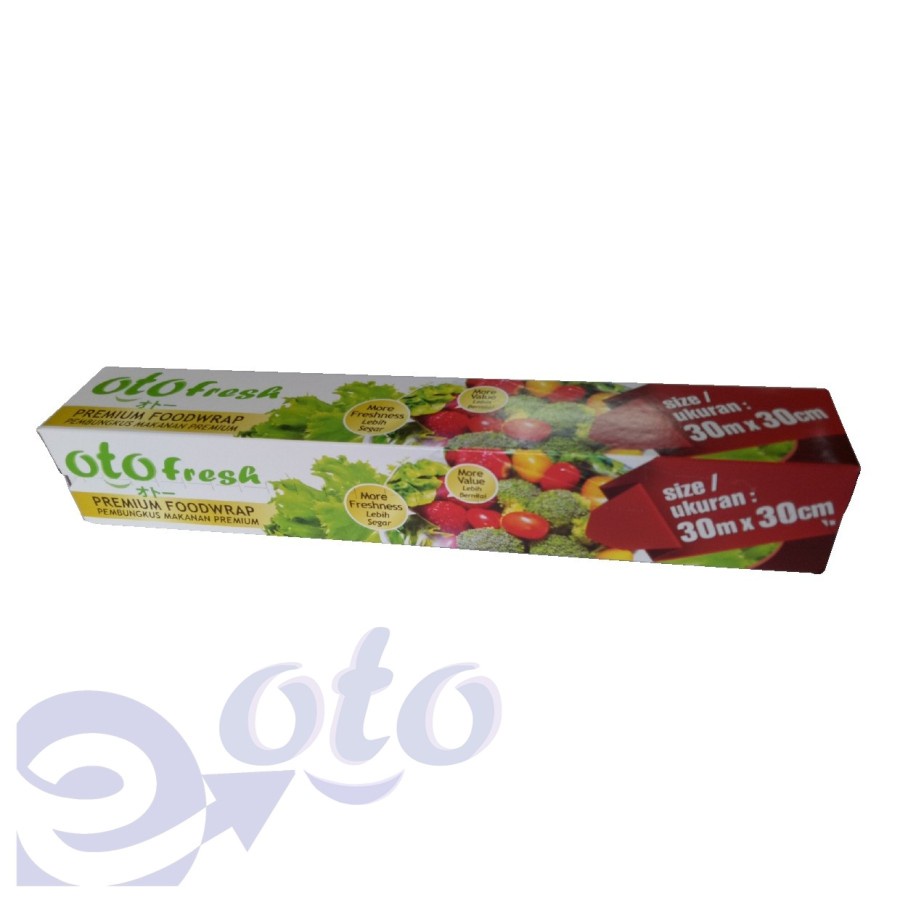 Oto Fresh Plastik Wrapping with cutter uk 30m x 30cm