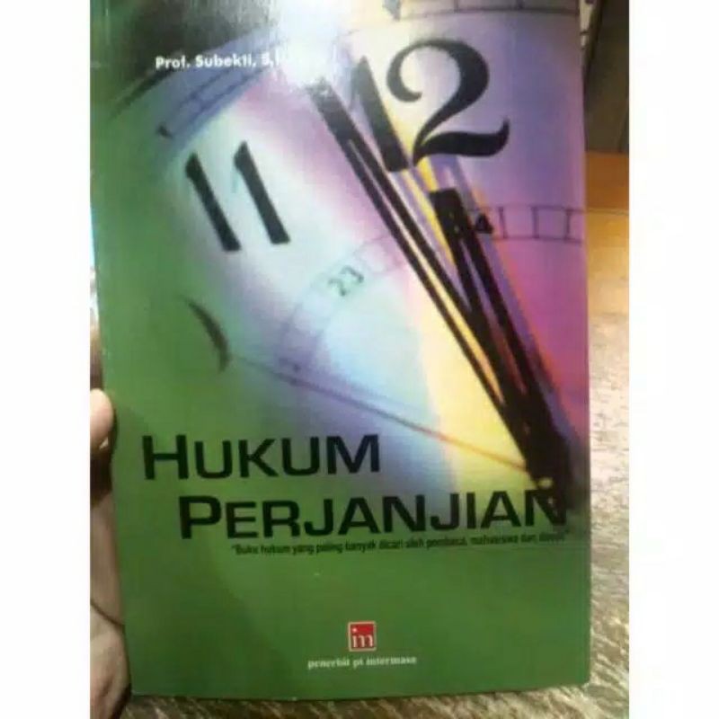 BUKU HUKUM PERJANJIAN - SUBEKTI