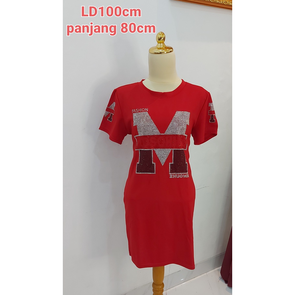 preloved dress merah branded thrift