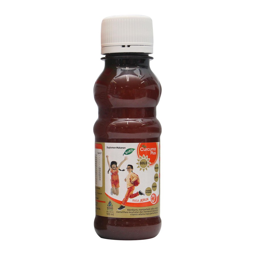 Curcuma Plus Gold Rasa Jeruk 100ml / Temulawak / Nafsu Makan