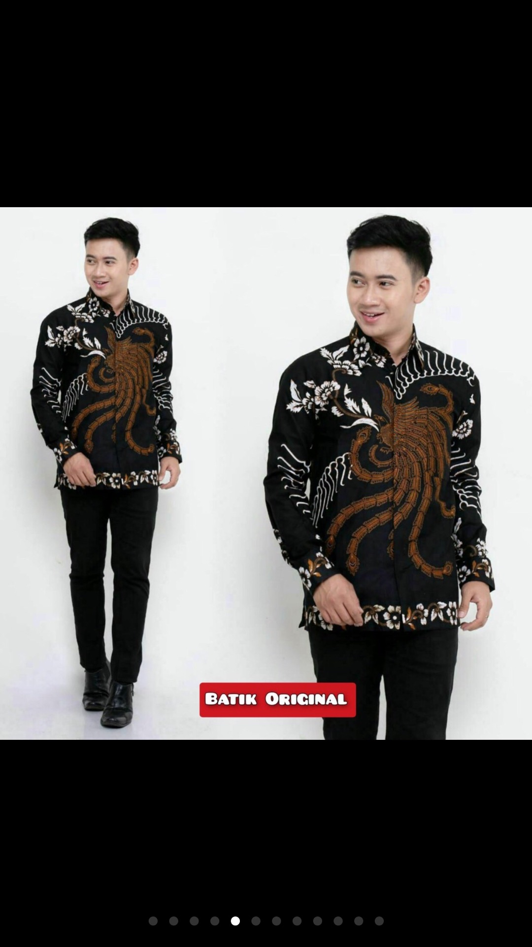 M, L, Xl, Xxl Kemeja Batik Pria Lengan Panjang Asli Batik Original Tidak Luntur Best Seller