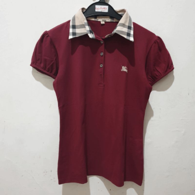 Preloved Polo Shirt ORI Burberry Brit
